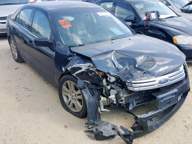 3FAFP08106R136758 - 2006 FORD FUSION SEL BLACK photo 1