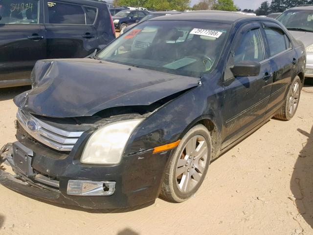 3FAFP08106R136758 - 2006 FORD FUSION SEL BLACK photo 2