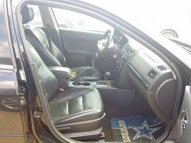 3FAFP08106R136758 - 2006 FORD FUSION SEL BLACK photo 5