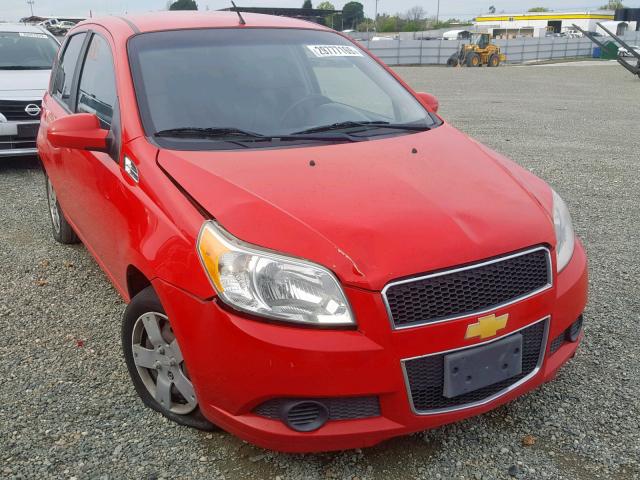 KL1TD6DE1BB147095 - 2011 CHEVROLET AVEO LS RED photo 1