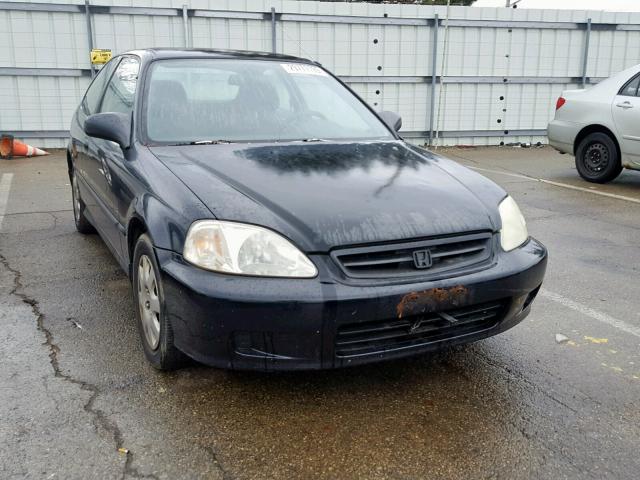 2HGEJ6341XH101527 - 1999 HONDA CIVIC DX BLACK photo 1