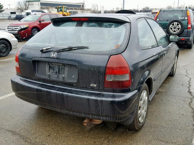 2HGEJ6341XH101527 - 1999 HONDA CIVIC DX BLACK photo 4