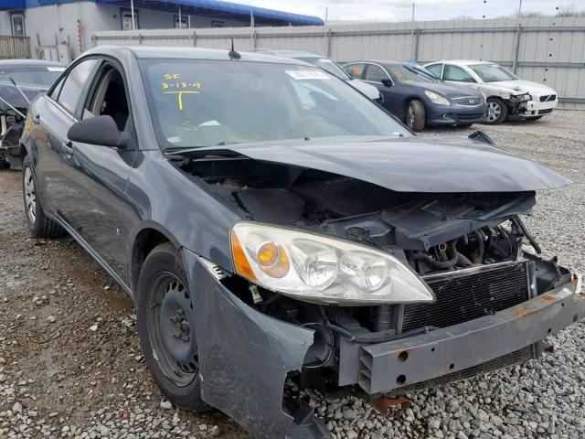 1G2ZF57B584217207 - 2008 PONTIAC G6 VALUE L GRAY photo 1