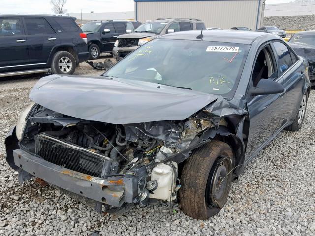 1G2ZF57B584217207 - 2008 PONTIAC G6 VALUE L GRAY photo 2