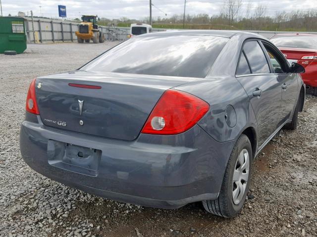 1G2ZF57B584217207 - 2008 PONTIAC G6 VALUE L GRAY photo 4