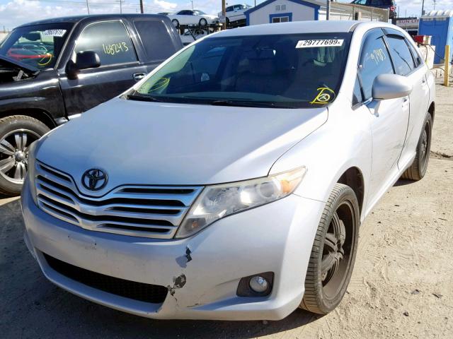 4T3ZA3BB7BU042166 - 2011 TOYOTA VENZA BASE SILVER photo 2