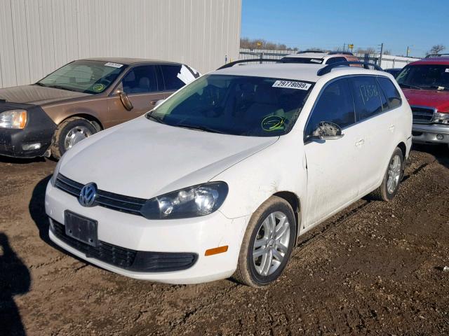 3VWPL7AJ8AM701077 - 2010 VOLKSWAGEN JETTA TDI WHITE photo 2