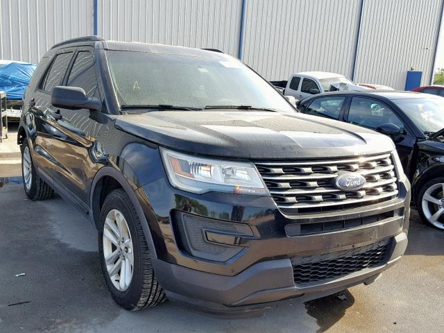 1FM5K7B81GGB36887 - 2016 FORD EXPLORER BLACK photo 1