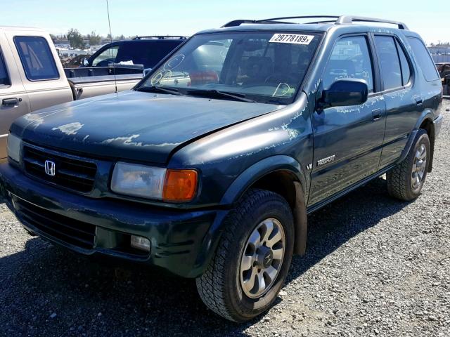 4S6CM58W4X4409101 - 1999 HONDA PASSPORT E 绿色 照片 2