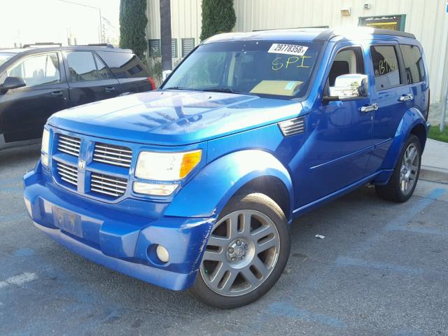 1D8GT58688W101325 - 2008 DODGE NITRO R/T BLUE photo 2