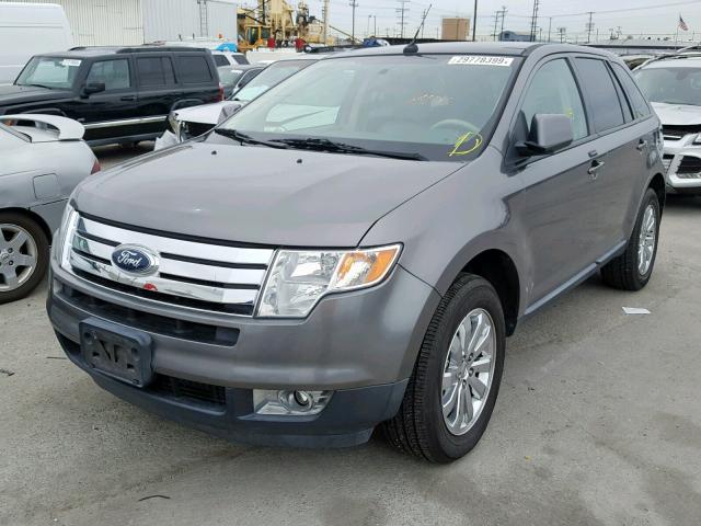 2FMDK38C49BA96783 - 2009 FORD EDGE SEL SILVER photo 2