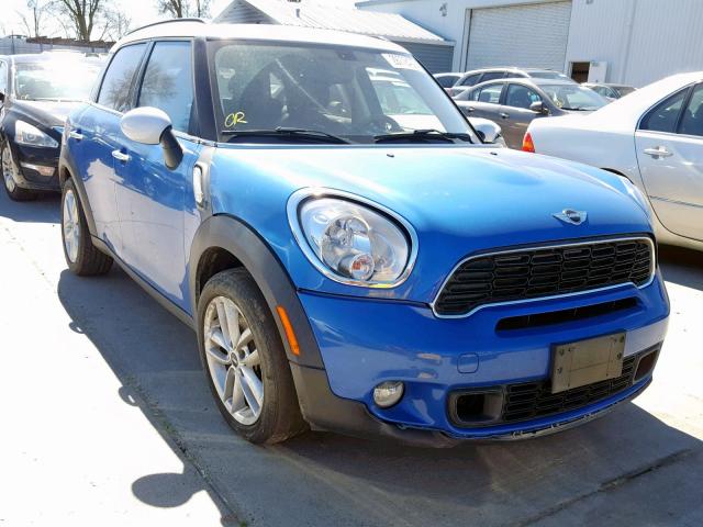 WMWZC3C55DWP23107 - 2013 MINI COOPER S C BLUE photo 1