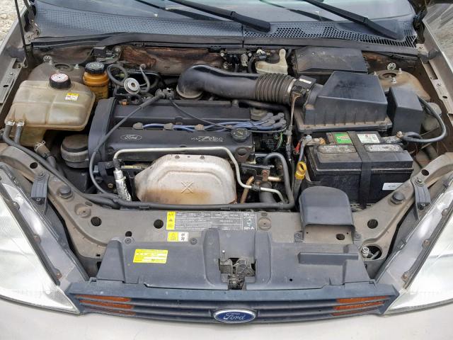 1FAFP3436YW277701 - 2000 FORD FOCUS SE GRAY photo 7