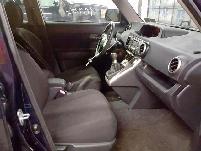 JTLKE50E081017880 - 2008 TOYOTA SCION XB BLUE photo 5