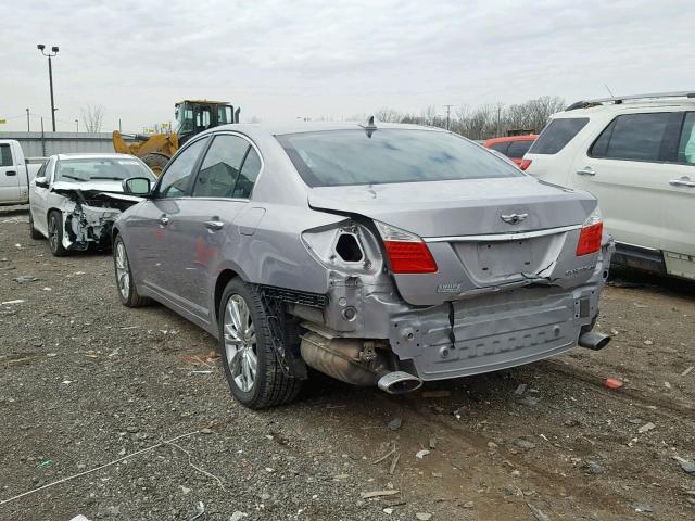 KMHGC46F69U032638 - 2009 HYUNDAI GENESIS 4. GRAY photo 3