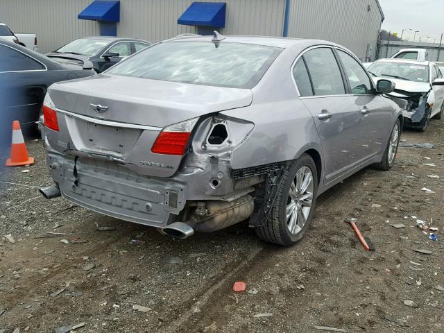 KMHGC46F69U032638 - 2009 HYUNDAI GENESIS 4. GRAY photo 4