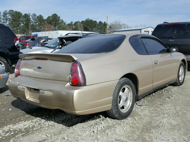 2G1WW12E359112840 - 2005 CHEVROLET MONTE CARL 金色 照片 4