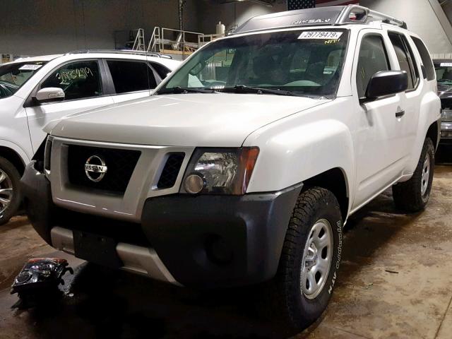 5N1AN0NW7EN804367 - 2014 NISSAN XTERRA X WHITE photo 2