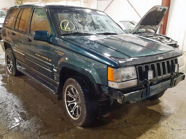 1J4GZ78S8RC308347 - 1994 JEEP GRAND CHER GREEN photo 1