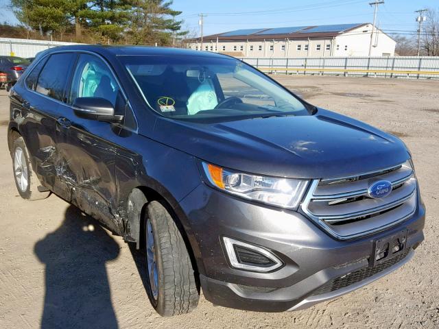 2FMPK4J95JBB46838 - 2018 FORD EDGE SEL BLACK photo 1