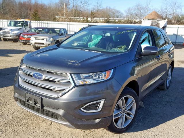 2FMPK4J95JBB46838 - 2018 FORD EDGE SEL BLACK photo 2