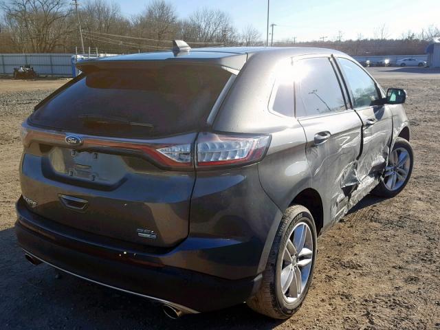 2FMPK4J95JBB46838 - 2018 FORD EDGE SEL BLACK photo 4