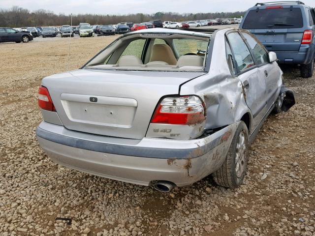 YV1VS29591F772970 - 2001 VOLVO S40 1.9T SILVER photo 4