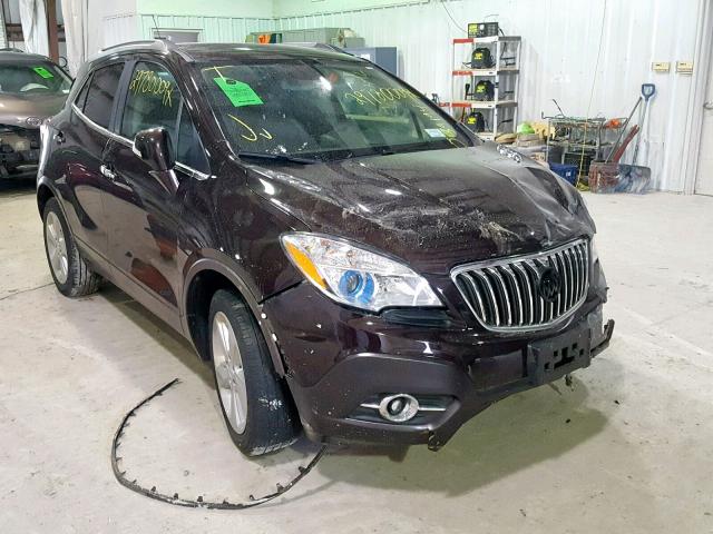 KL4CJCSB2FB264046 - 2015 BUICK ENCORE BROWN photo 1