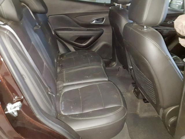 KL4CJCSB2FB264046 - 2015 BUICK ENCORE BROWN photo 6