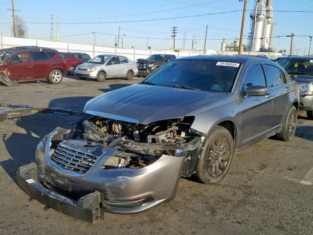 1C3CCBAB7CN319424 - 2012 CHRYSLER 200 LX GRAY photo 2