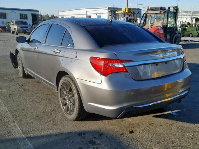 1C3CCBAB7CN319424 - 2012 CHRYSLER 200 LX GRAY photo 3