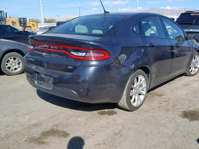 1C3CDFBA6DD159490 - 2013 DODGE DART SXT BLUE photo 4