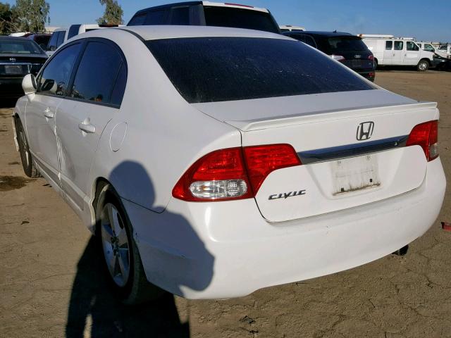 2HGFA1F68BH546604 - 2011 HONDA CIVIC LX-S WHITE photo 3