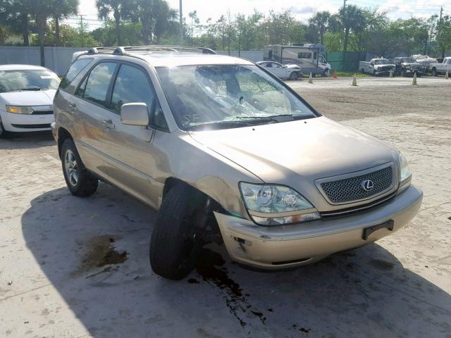 JTJHF10U020285938 - 2002 LEXUS RX 300 GOLD photo 1