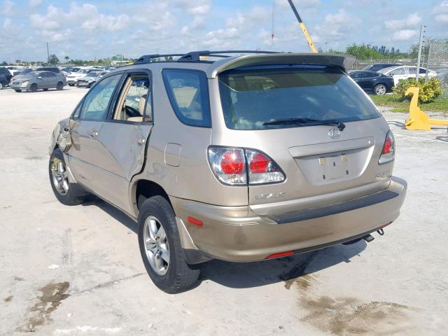 JTJHF10U020285938 - 2002 LEXUS RX 300 GOLD photo 3