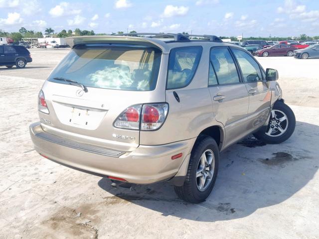 JTJHF10U020285938 - 2002 LEXUS RX 300 GOLD photo 4