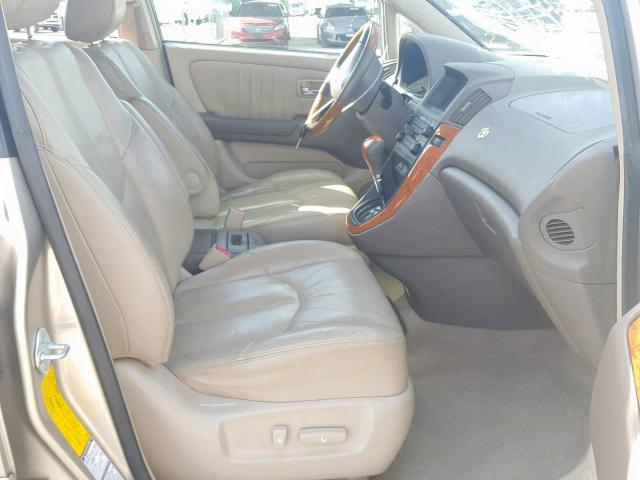 JTJHF10U020285938 - 2002 LEXUS RX 300 GOLD photo 5