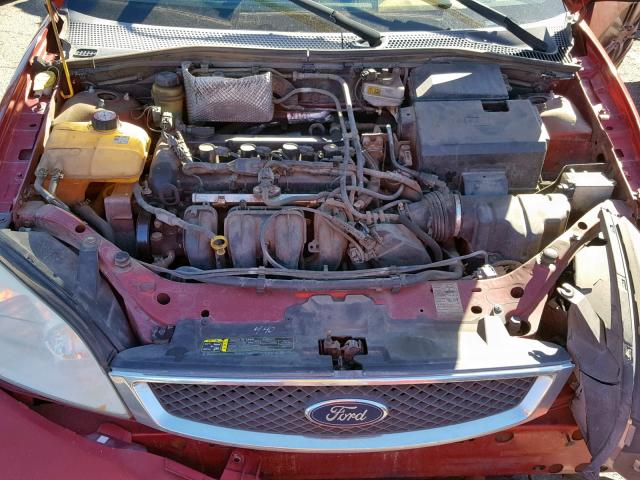 3FAFP37NX5R120085 - 2005 FORD FOCUS ZX5 RED photo 7