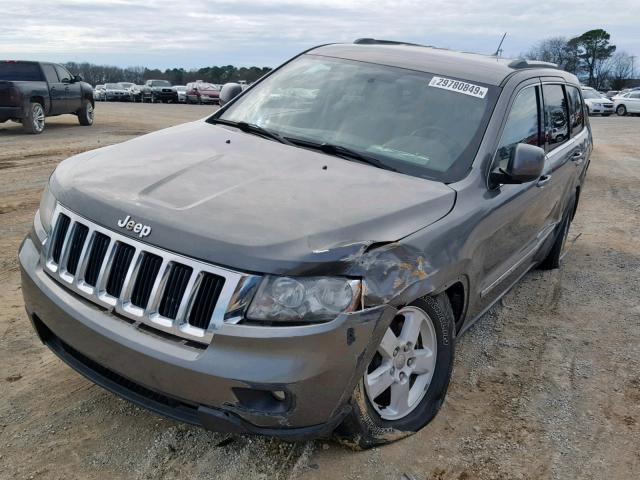 1C4RJEAG3CC137269 - 2012 JEEP GRAND CHER GRAY photo 2