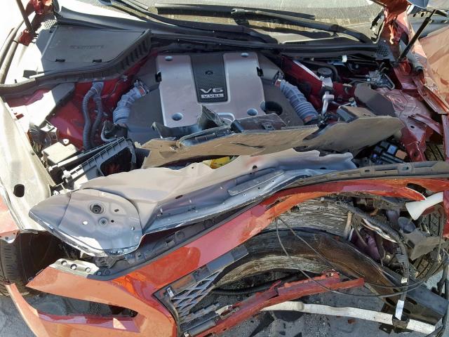 JN1BV7AP0EM680418 - 2014 INFINITI Q50 BASE RED photo 7