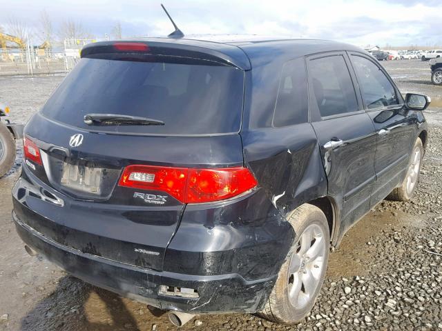 5J8TB18227A000297 - 2007 ACURA RDX BLACK photo 4