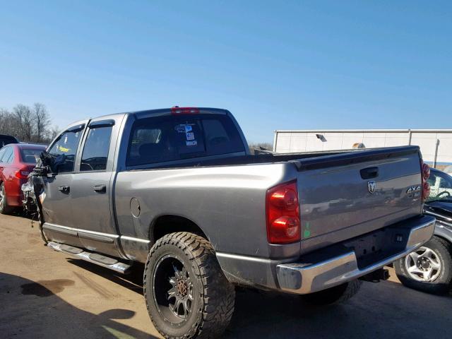 1D7KS28C67J540038 - 2007 DODGE RAM 2500 S GRAY photo 3