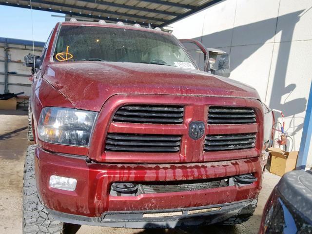 3C6UR5DL6HG581267 - 2017 RAM 2500 SLT MAROON photo 10