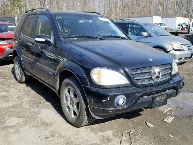 4JGAB54E02A329064 - 2002 MERCEDES-BENZ ML 320 BLACK photo 1