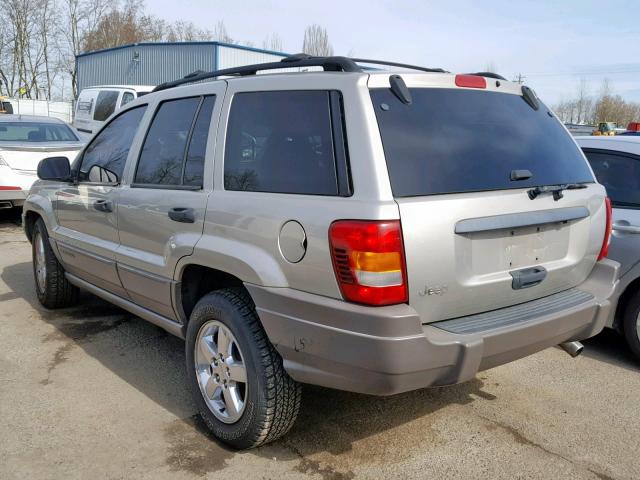 1J4GX48S14C141665 - 2004 JEEP GRAND CHER SILVER photo 3