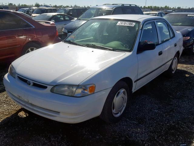 2T1BR18E4YC291057 - 2000 TOYOTA COROLLA VE WHITE photo 2