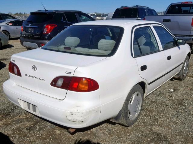 2T1BR18E4YC291057 - 2000 TOYOTA COROLLA VE WHITE photo 4