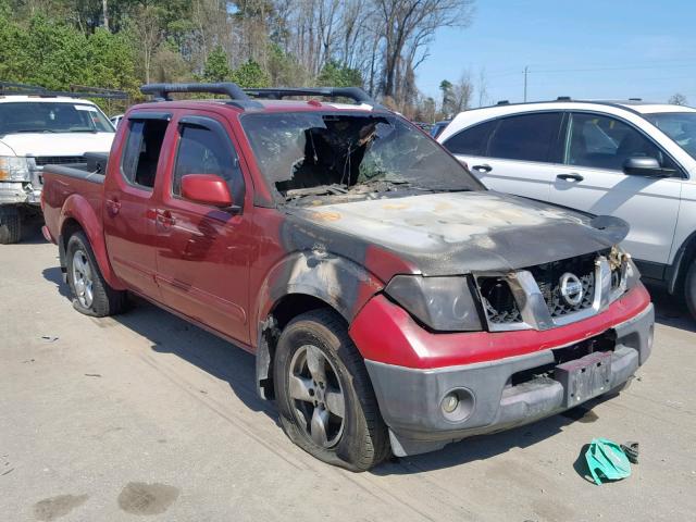 1N6AD07U16C477767 - 2006 NISSAN FRONTIER C RED photo 1