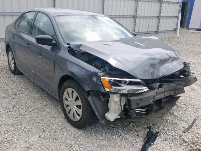 3VW2K7AJ7BM378056 - 2011 VOLKSWAGEN JETTA BASE GRAY photo 1