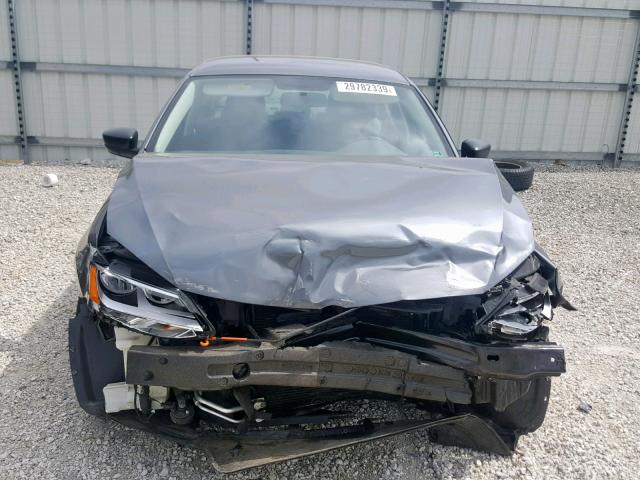 3VW2K7AJ7BM378056 - 2011 VOLKSWAGEN JETTA BASE GRAY photo 9